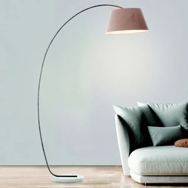 Brilliant - Lampă de podea BROK 1xE27/60W/230V taupe