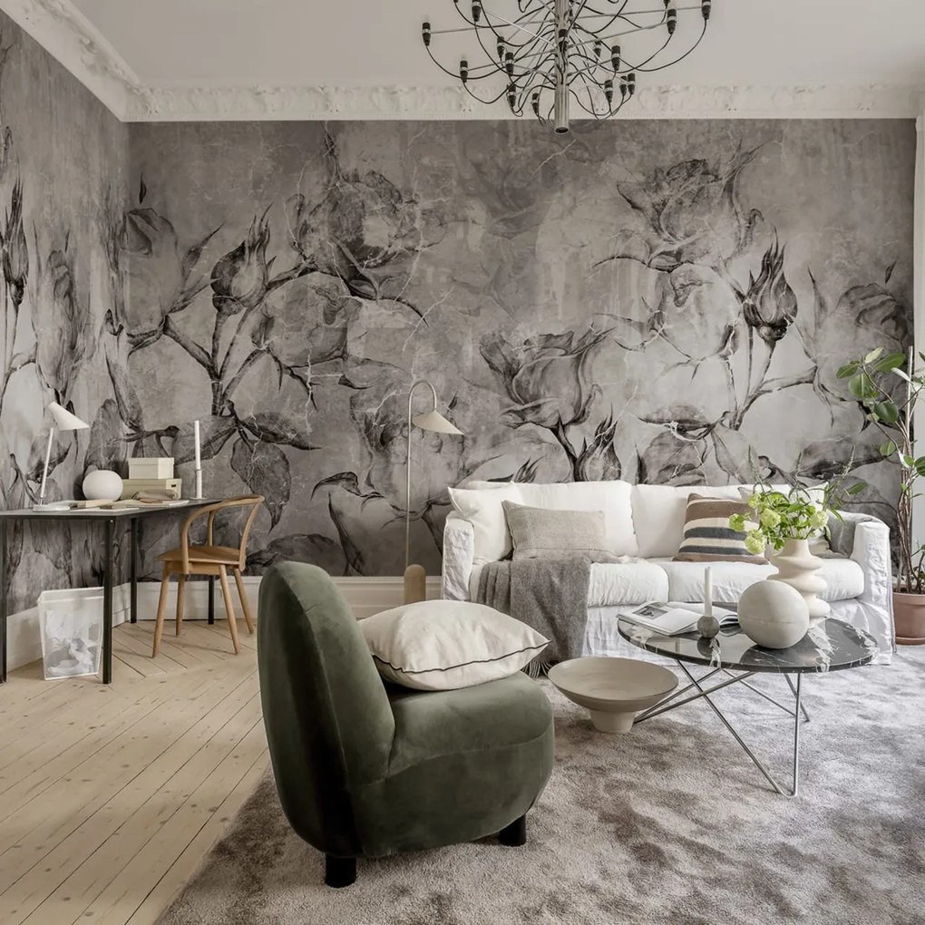 Fototapet, Vintage Roses, Rebel Walls