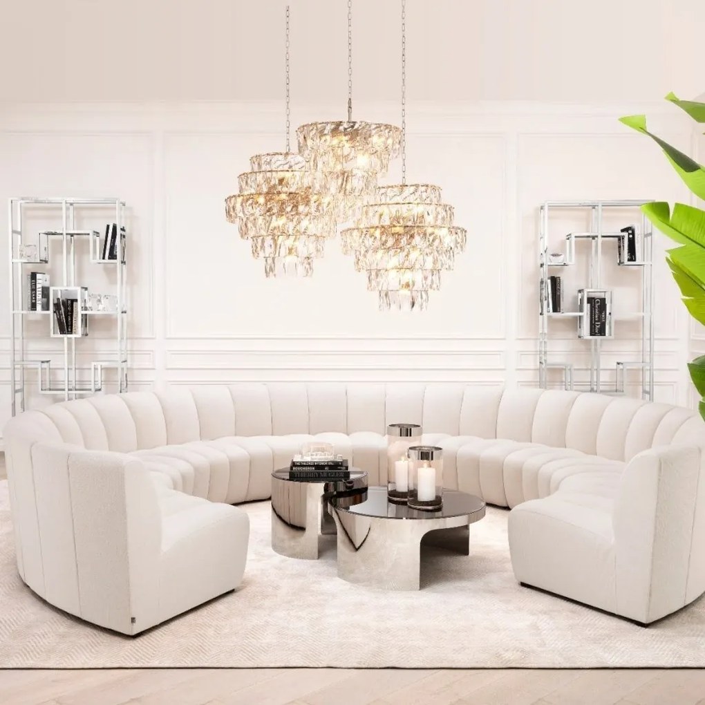 Modul canapea design LUX Lando corner, Avalon white