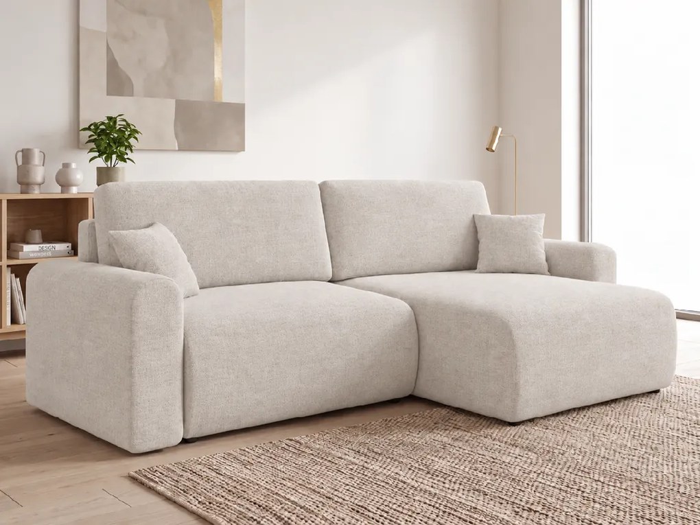 Coltar extensibil reversibil NORDEN PAROS 250x140 cm, crem