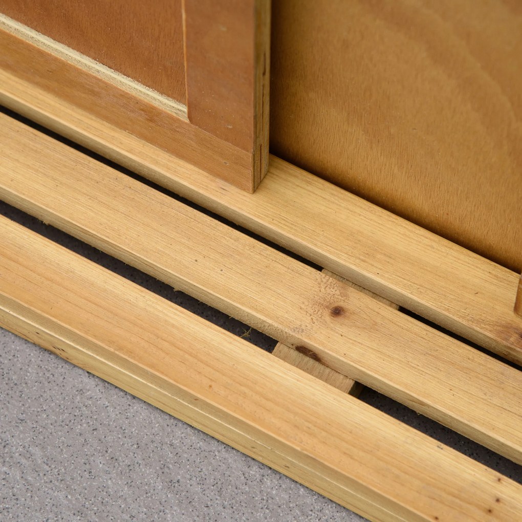 Outsunny Șezlong plajă 2 persoane, cu perne și suport picioare, rezistent la vreme, gri deschis | Aosom Romania