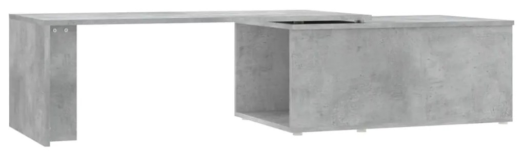 801341 vidaXL Măsuță de cafea, gri beton, 150 x 50 x 35 cm, lemn prelucrat