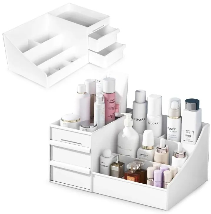 Organizator cosmetice 26,5 x 16 x 11,5 alb