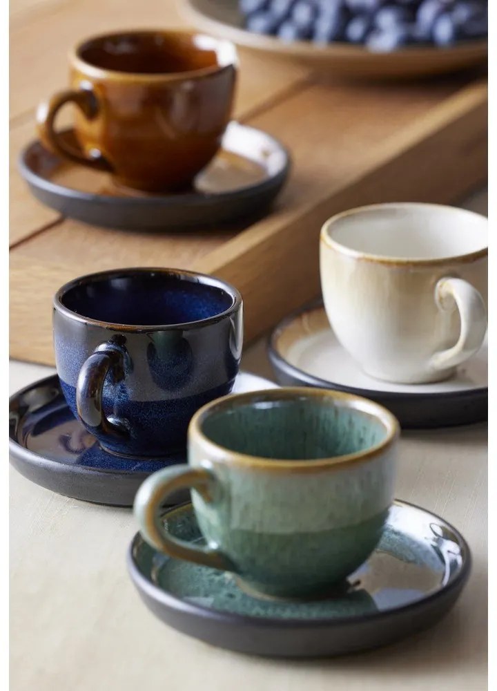 Ceașcă verde pentru espresso din ceramică 70 ml Gastro Green/Black – Bitz