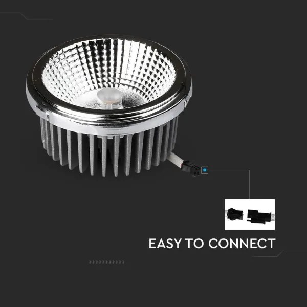 Spot LED încastrat LED/20W/230V 6400K d. 11 cm crom lucios