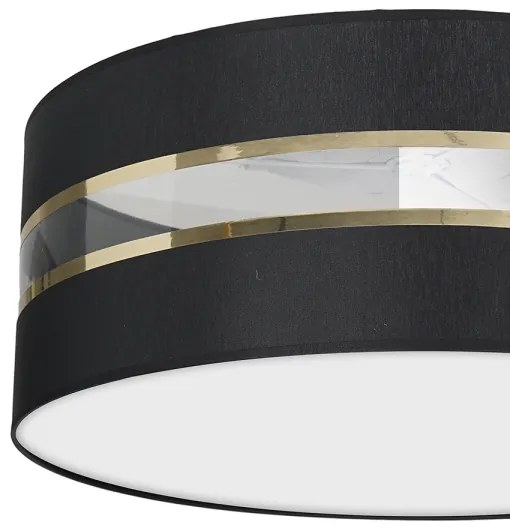 Plafonieră ULTIMO 3xE27/60W/230V neagră