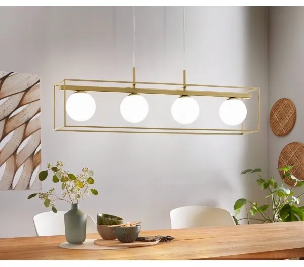 Eglo 97793 - Lustră pe cablu VALLASPRA 4xE14/40W/230V