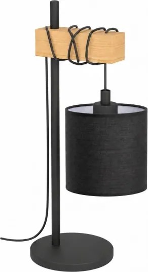 BRILAGI - Lampă de masă NUBILA 1xE27/40W/230V maro/negru