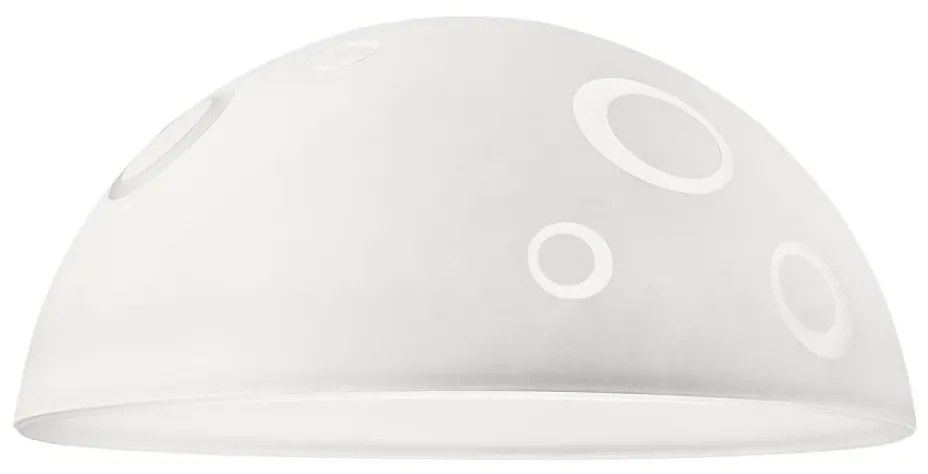 Abajur de rezervă din sticlă SFERA E27 140x300 mm alb