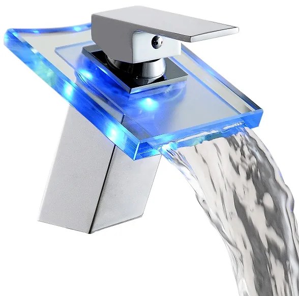 Baterie lavoar cu led Sidef Grunberg