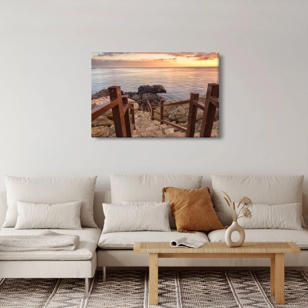 Tablou - Coborâre la mare (90x60 cm)
