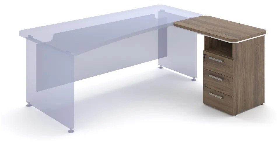 Container andocare TopOffice 90 x 55 cm, dreapta, stejar charleston