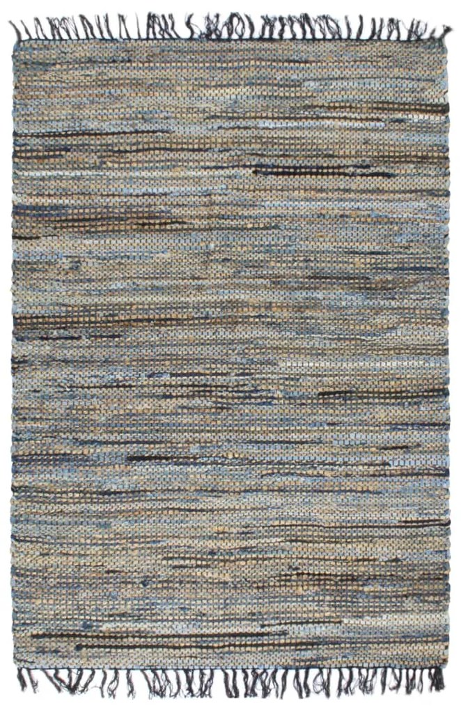 Covor Chindi tesut manual, iuta denim, 160x230 cm, multicolor Multicolour, 160 x 230 cm