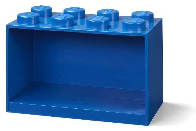Raft de perete pentru copii LEGO® Brick 8, albastru