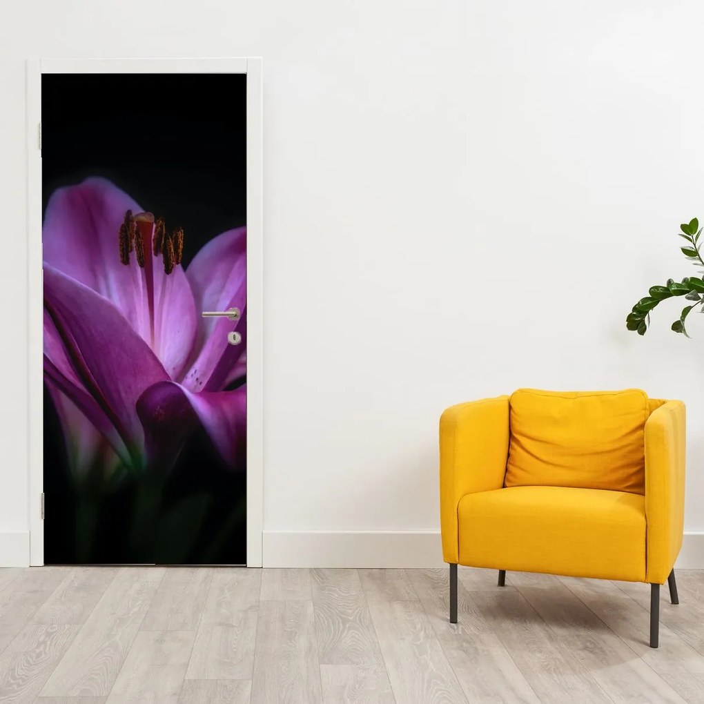 Fototapet pentru ușă - Crini (95x205cm)