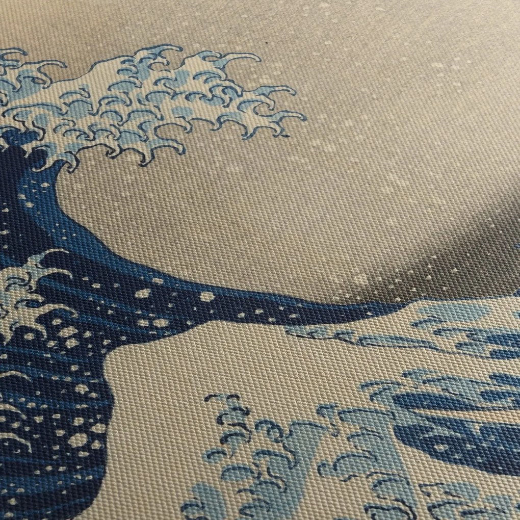 Tablou - Katsushika Hokusai, Under the Wave off Kanagawa, reproducere (150x105 cm)