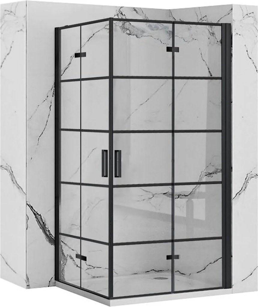 Cabina dus Rea Molier Black Double 90x90