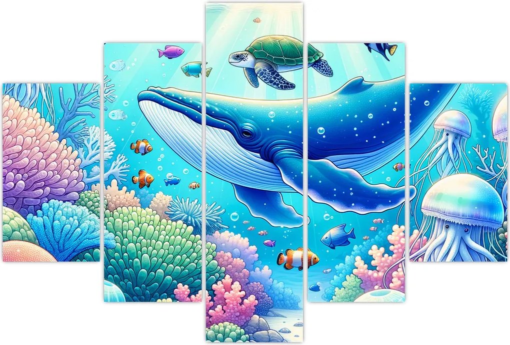 Tablou – Lume subacvatică (150x105 cm)