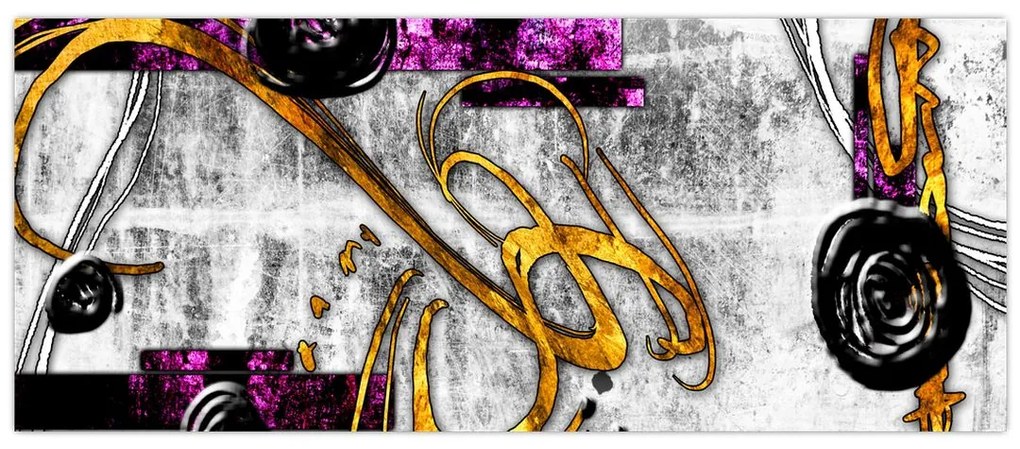 Tablou abstracției (120x50 cm)