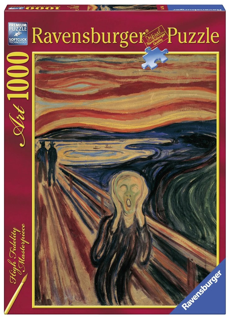 PUZZLE EDVARD MUNCH, 1000 PIESE - RAVENSBURGER (RVSPA15758)