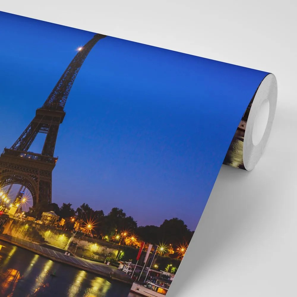 Fototapet autoadeziv Turnul Eiffel noaptea