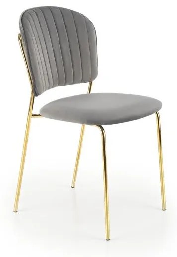Scaun K499 velvet gri