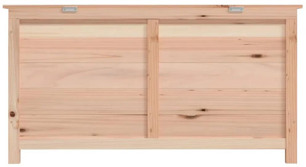 Cutie de perne de exterior 100x50x56 cm din lemn masiv brad natural, 100 x 50 x 56 cm
