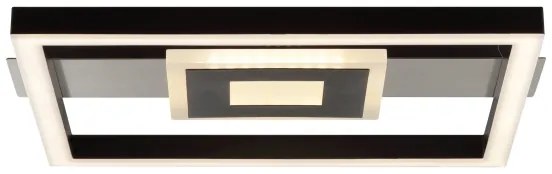 Brilliant BALDO plafonieră LED dimabilă 18W/230V neagră