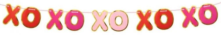 Iubire XOXO Red XOXO semn 200 cm