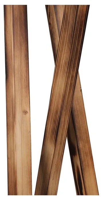 Lampadar negru/maro cu abajur textil (înălțime 166 cm) Maçka – Opviq lights