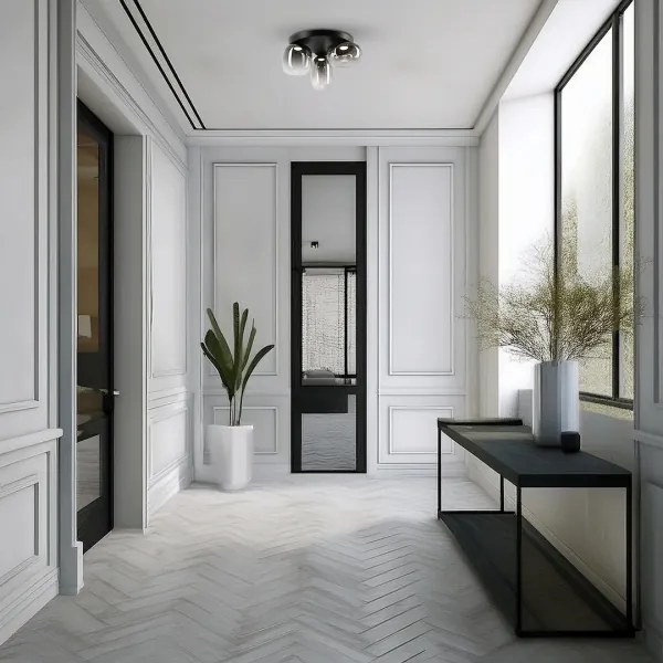 Plafonieră LED VASO LED/12W/230V d. 42 cm negru/fumuriu