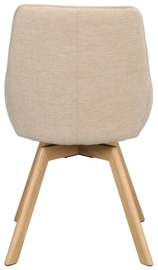 Scaune de dining bej 2 buc. Alison – Rowico