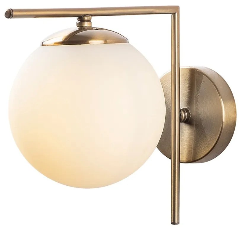 Aplică de perete albă/aurie ø 15 cm Antique – Opviq lights