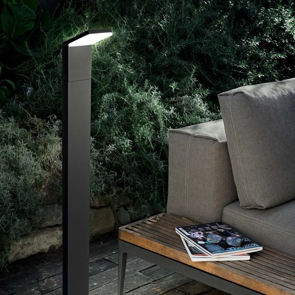 Stalp LED iluminat exterior Style pt h100 4000k gri
