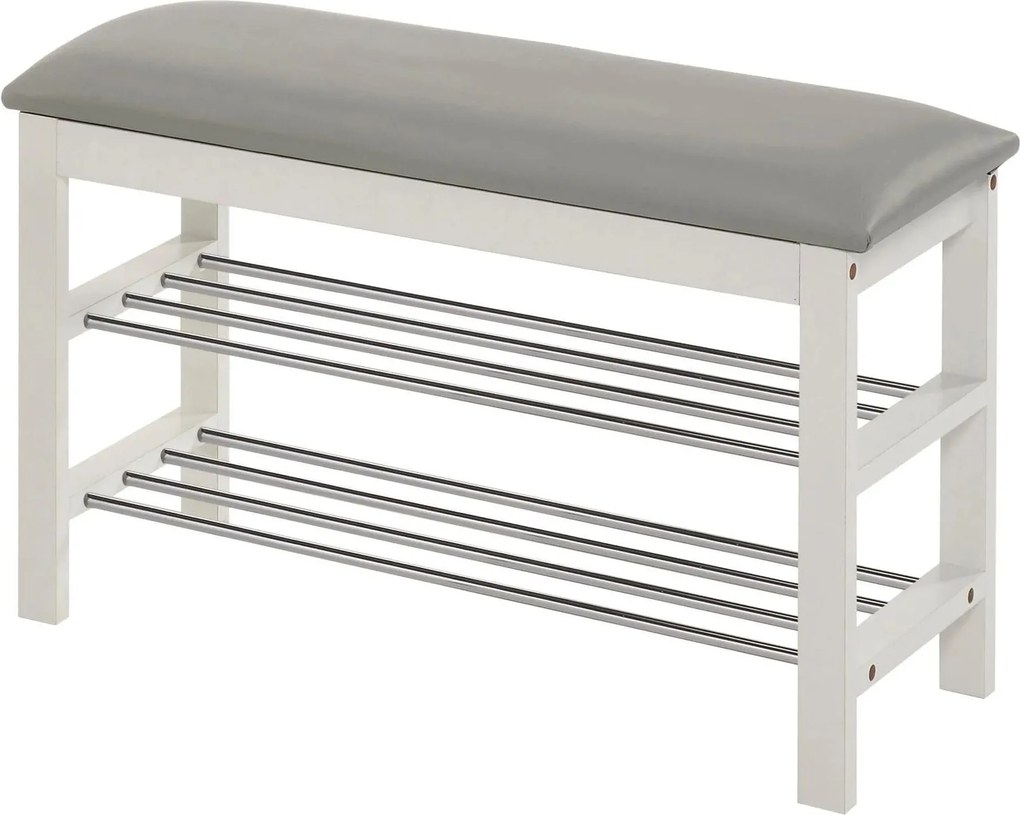 Pantofar ST11, gri/alb, 81x31x48 cm
