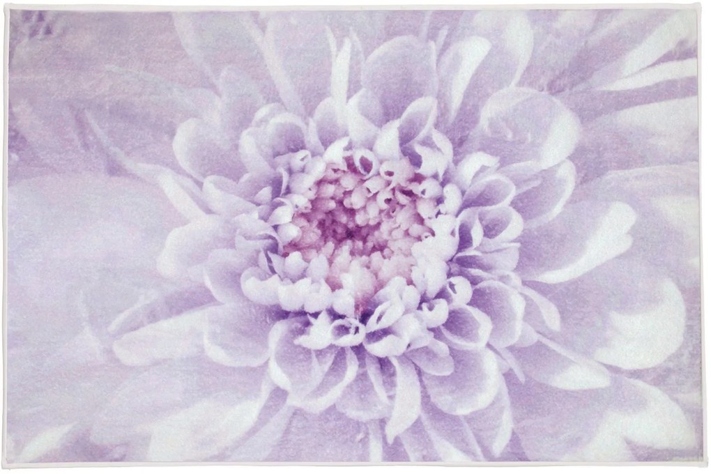 Kleine Wolke Dahlia covor de baie 120x70 cm dreptunghiular alb-violet 9185851225