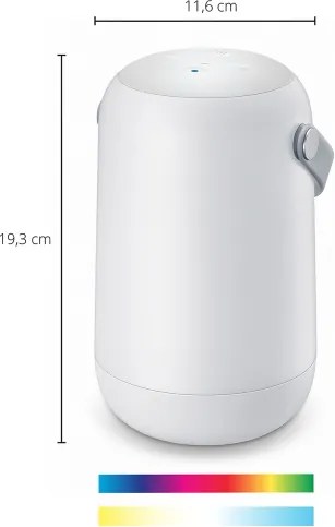 Philips - Lampă de birou portabilă SMART LED RGBW, reglabilă LED/13,5W/3,6V Wi-Fi 1800 mAh