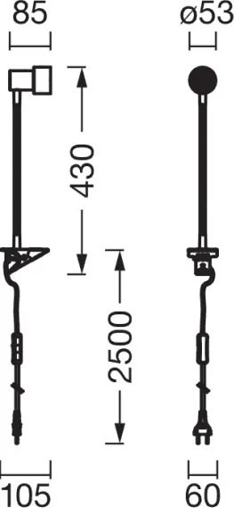 Osram - Lampă cu clemă CLIP STEP FLEX 1xGU10/5W/230V albă