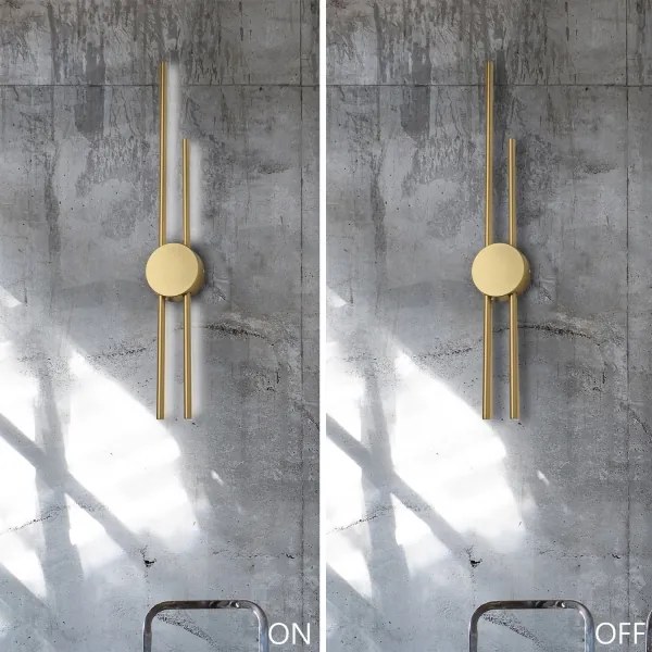 Aplica de perete LED LANA LED/15W/230V 4000K auriu mat