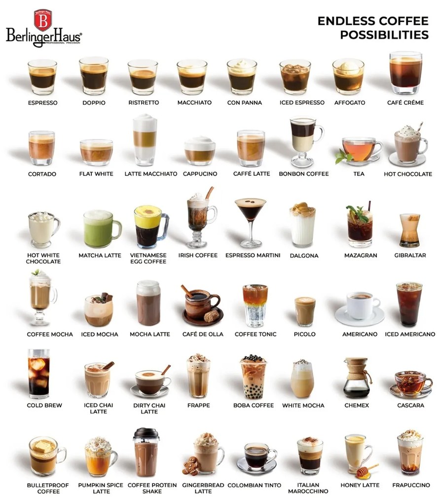 Espressor 3 in 1 Taupe Nordic Berlinger Haus BH/9856