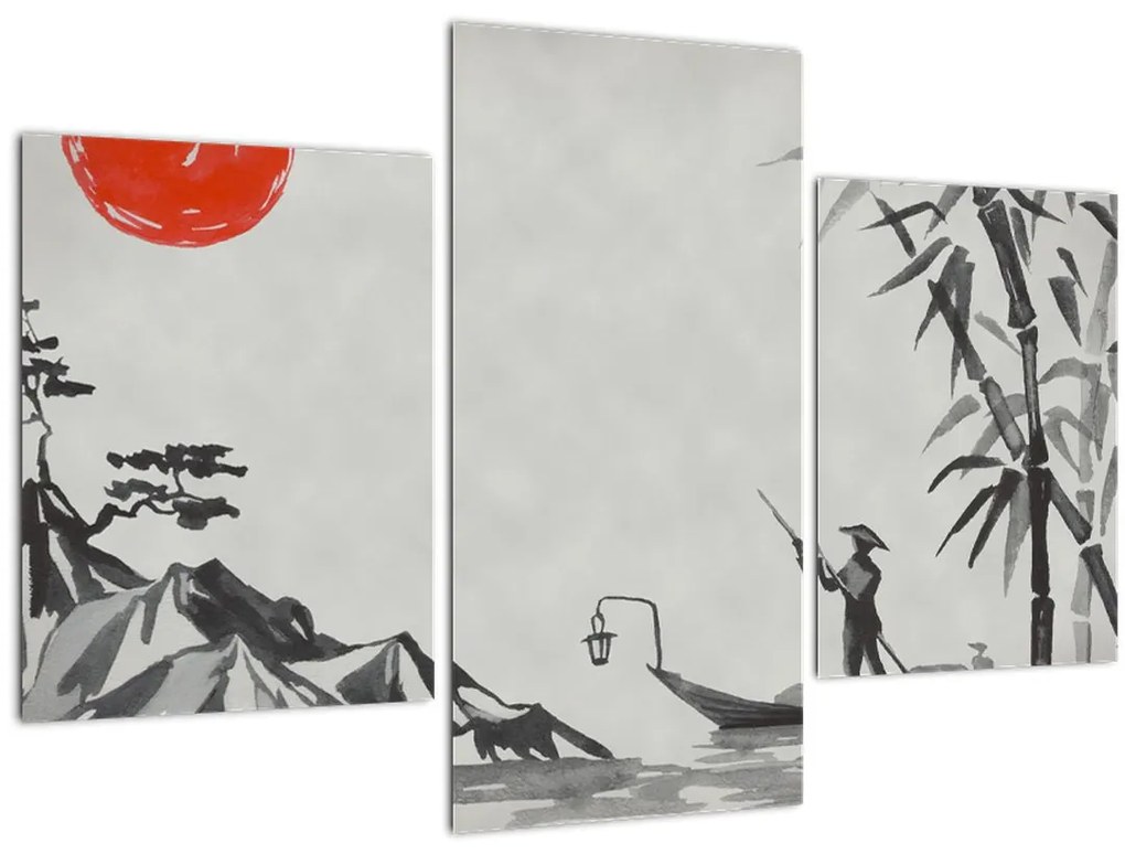 Tablou - Munții Fuji (90x60 cm)