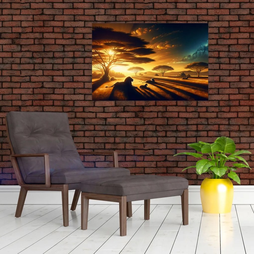 Tablou - Lei odihnindu-se (90x60 cm)