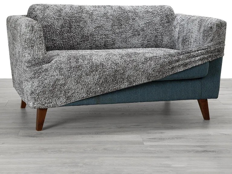 Huse bielastice MARMO gri taburet (40 x 40 x 40 cm)