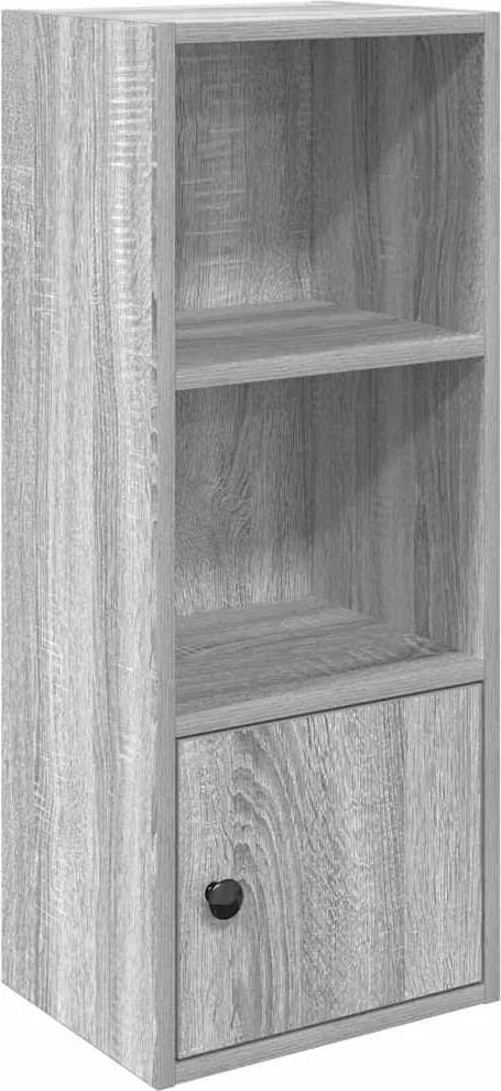 vidaXL Bibliotecă, gri sonoma, 31x24x77 cm, lemn prelucrat