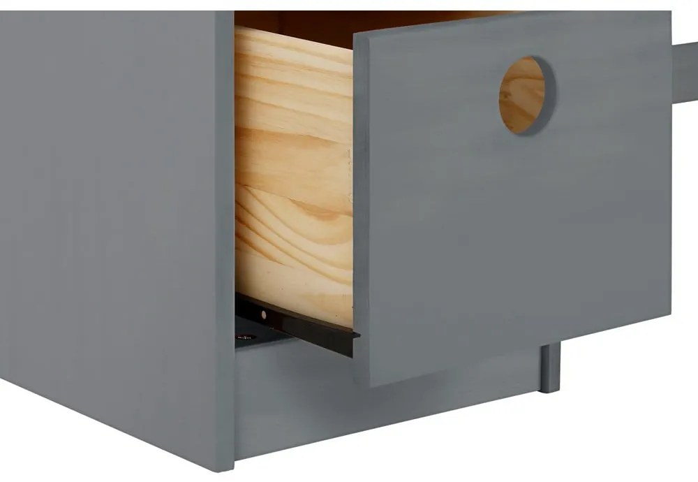 Birou din lemn de pin 50x100 cm Alpi – Støraa