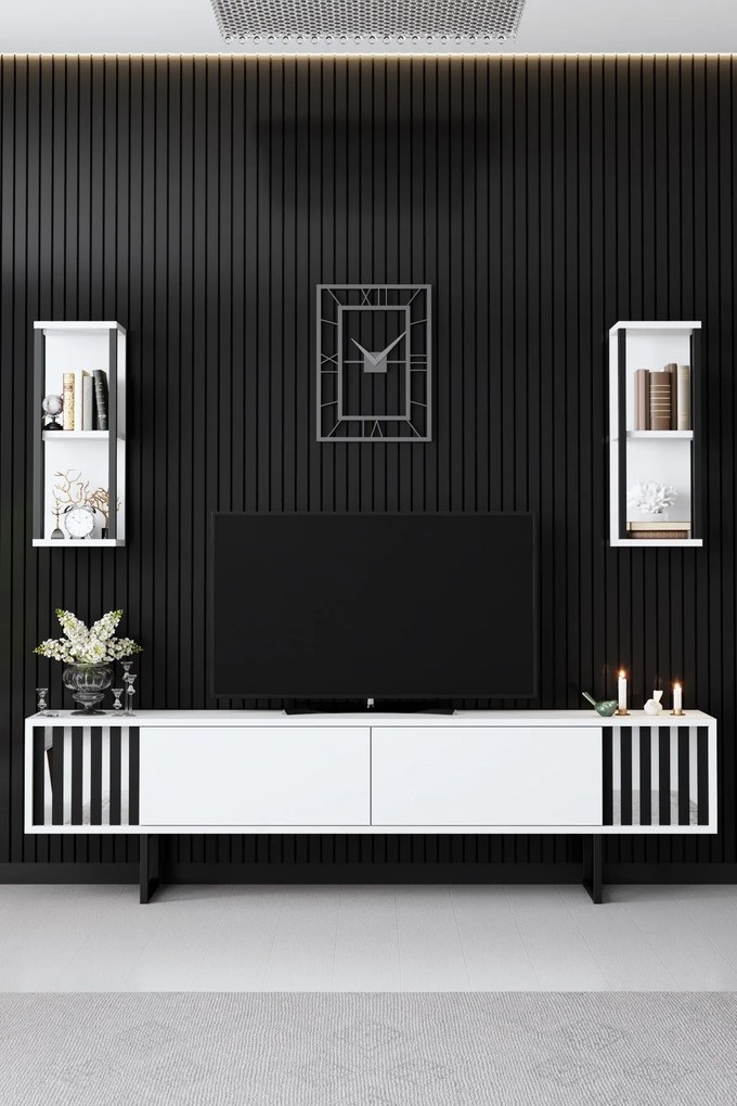 Mobilier living Chromatic (Alb + Negru). 1072964
