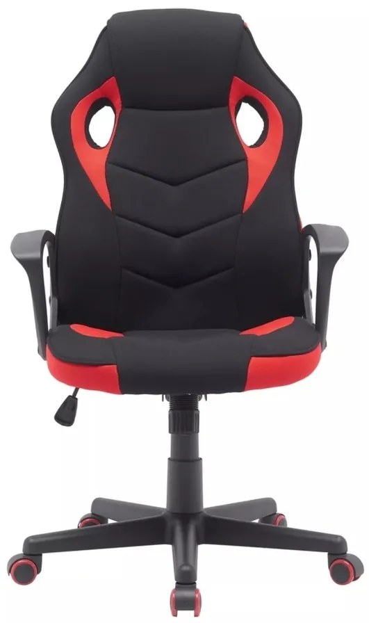 Scaun de birou Dakar negru/rosu