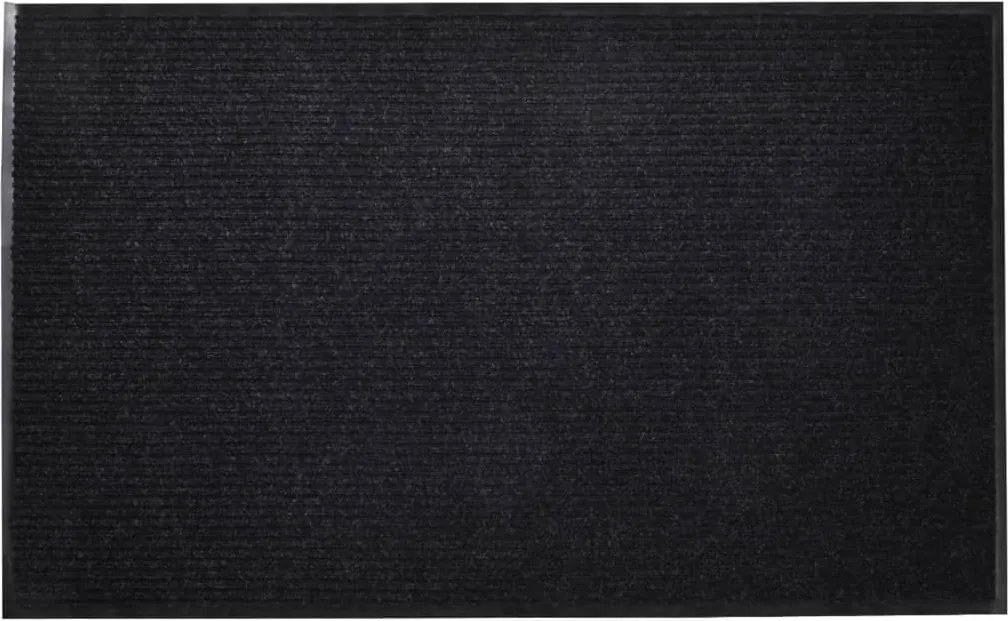 vidaXL Covoraș de ușă, negru, 90x120 cm, PVC