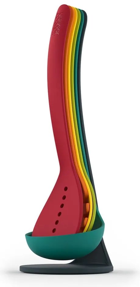 Set 5 ustensile de bucătărie cu suport Joseph Joseph Utensils Plus