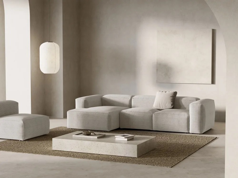 Coltar 3 locuri Bergamo velur reiat L304 cm